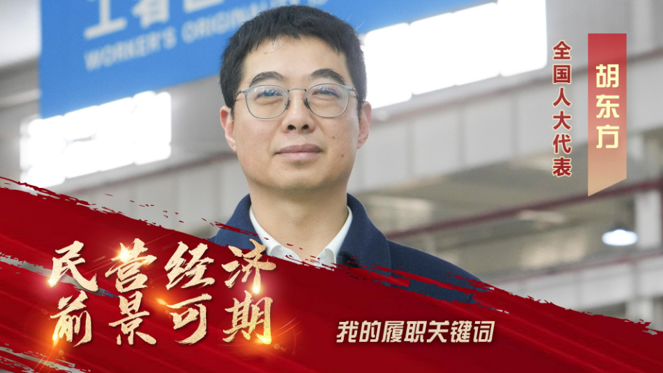 我的履职关键词｜全国人大代表胡东方：民营经济前景可期