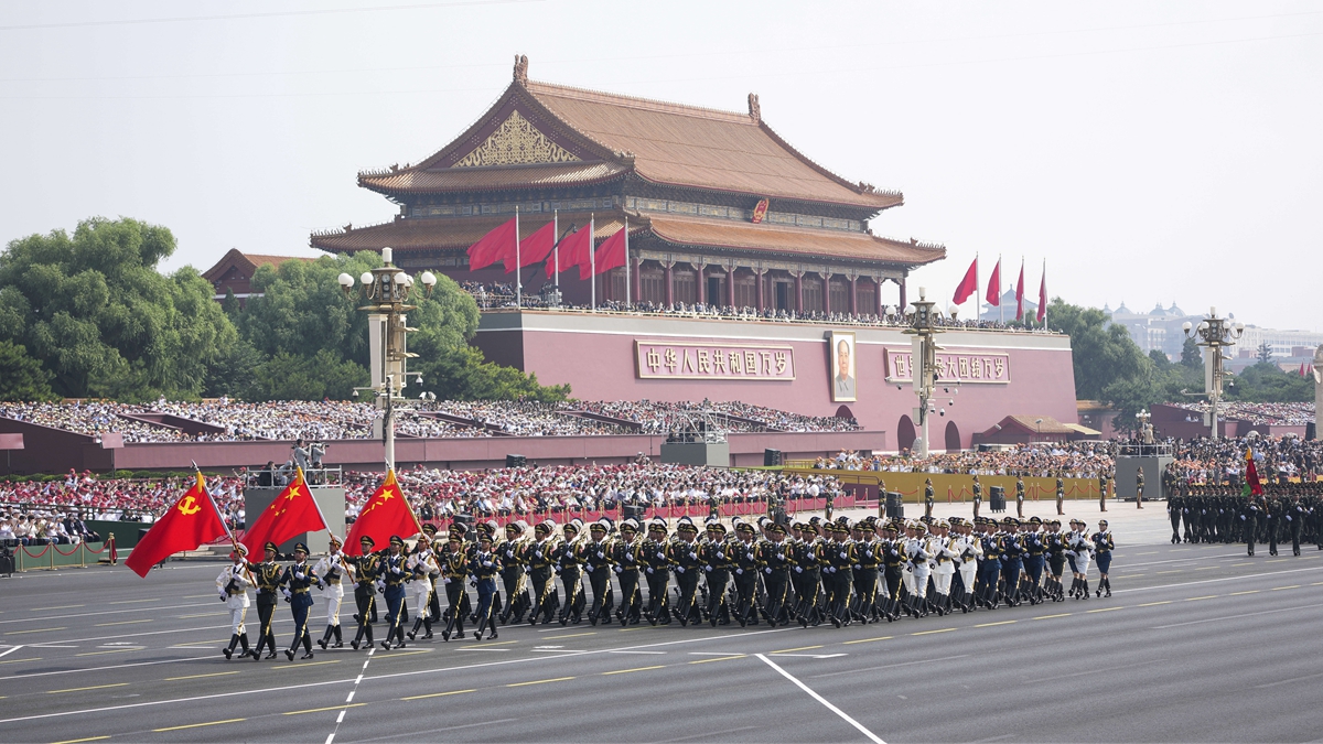 紀念中國人民抗日戰爭暨世界反法西斯戰爭勝利80周年大會在京舉行