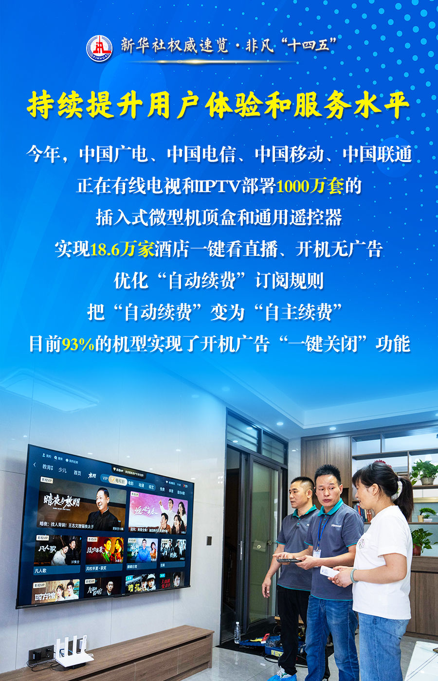 傳播黨的聲音、服務(wù)人民群眾，廣播電視和網(wǎng)絡(luò)視聽行業(yè)五年成績單來了