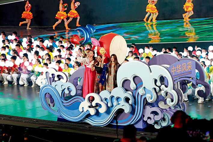 2019年 5月 15日，亚洲文化嘉年华活动在北京“鸟巢”举行，这是交响互动大合唱《我们的亚细亚》 