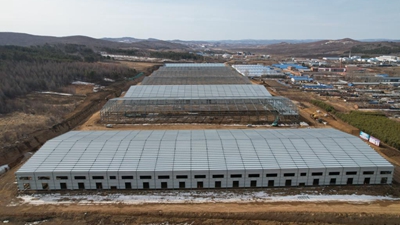 這里天氣乍暖還寒，生產建設卻已熱火朝天