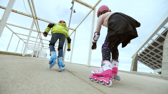 聽說,輪滑和六月天更搭