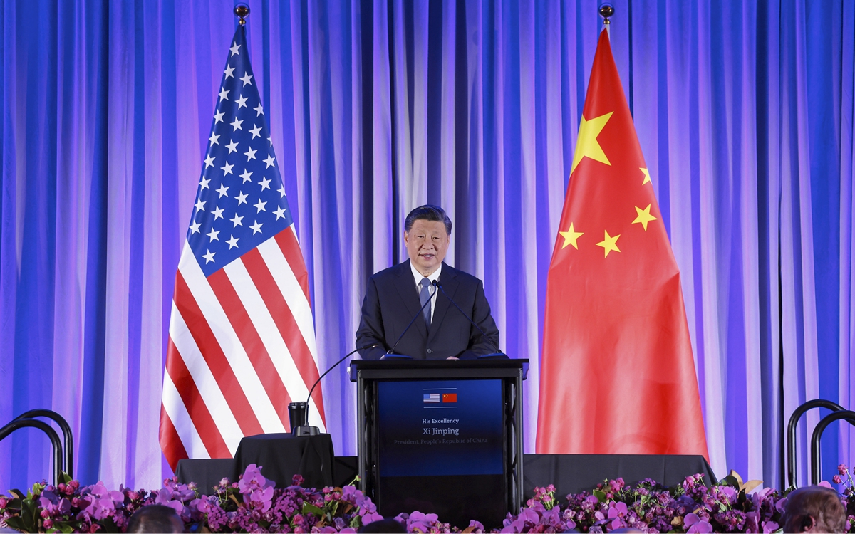 習近平出席美國友好團體聯合歡迎宴會并發表演講