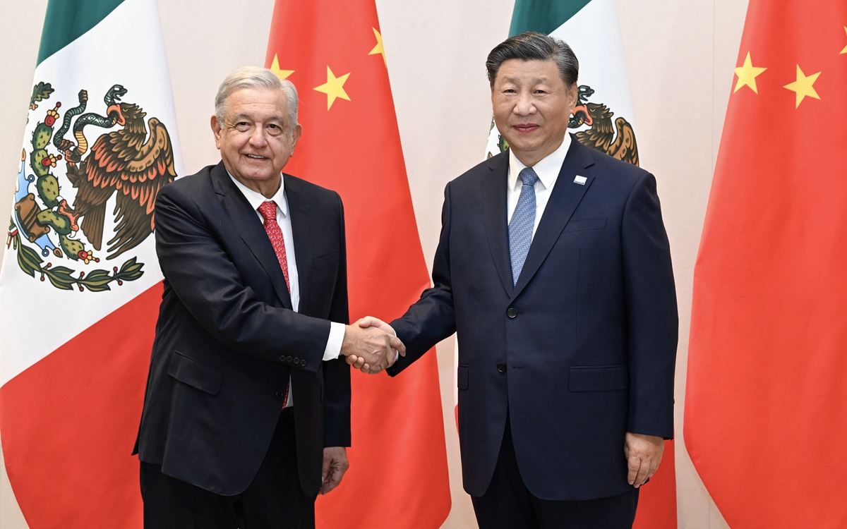 習近平會見墨西哥總統洛佩斯