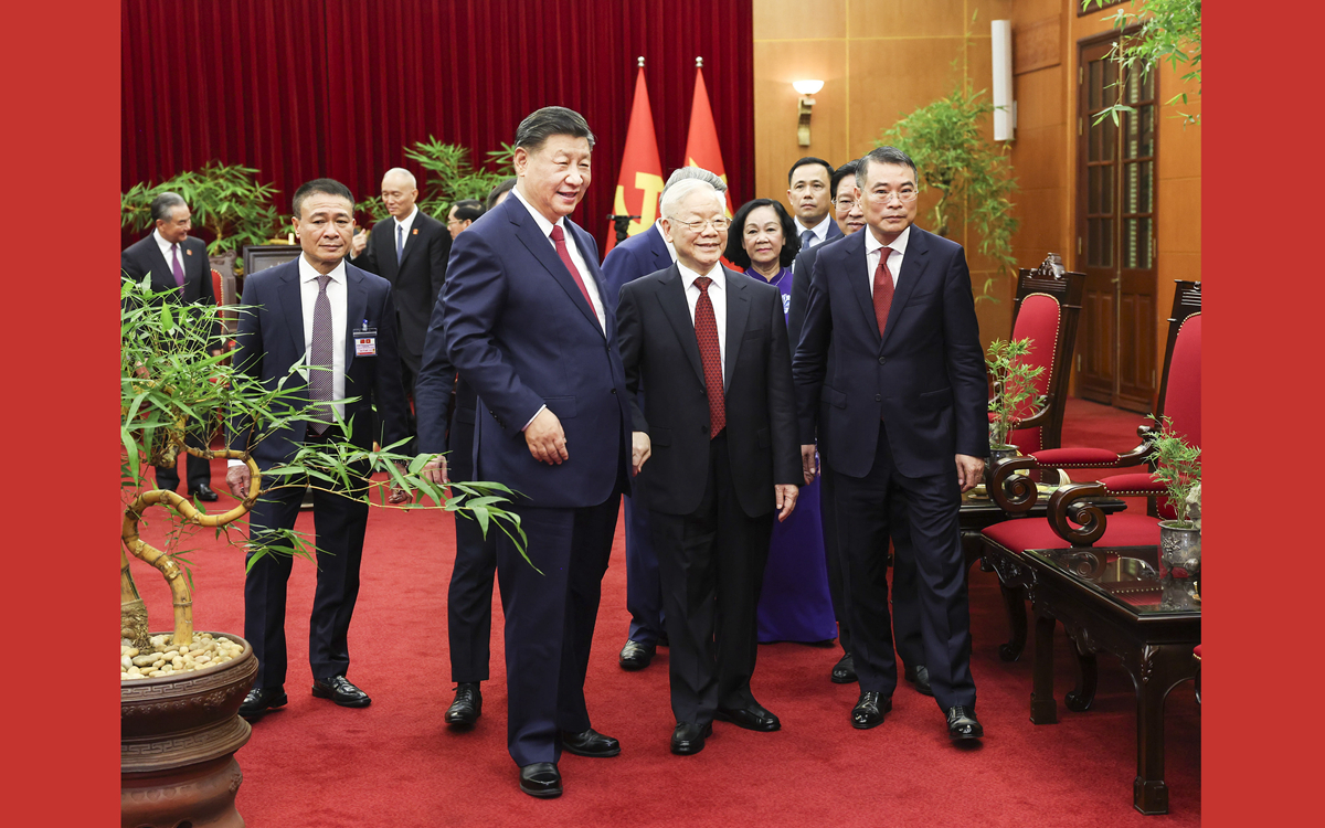 高清大圖｜如約而至！中越兩黨總書記實現(xiàn)第三輪互訪